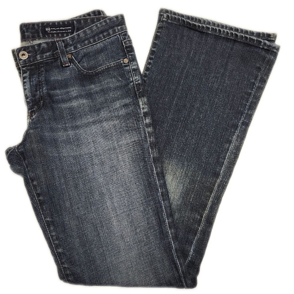 Adriano Goldschmied The Club Well fitted bootcut jeans, dark blue distressed, 31